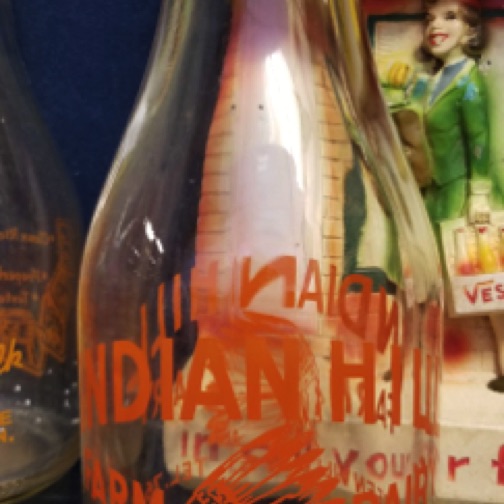 Indian Hill Farm Milk Bottle found in I44 Antique shop.